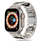 Curea Apple Watch 42 / 44 / 45  Techsuit W063, oțel inoxidabil, titan – imagine 1