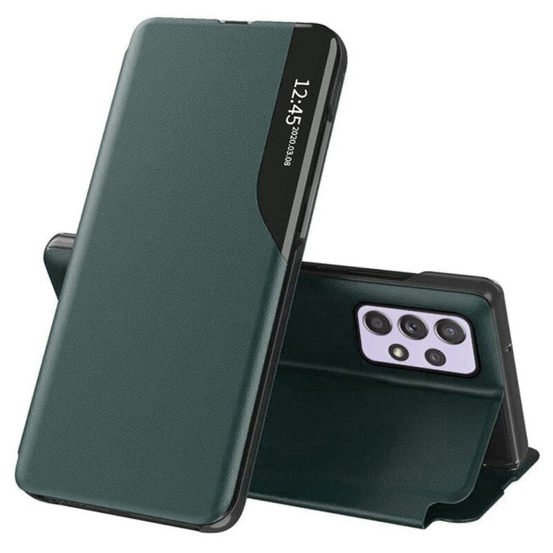 Husă flip Techsuit eFold Galaxy A52 / A52 5G / A52s 5G – Verde închis – imagine 6