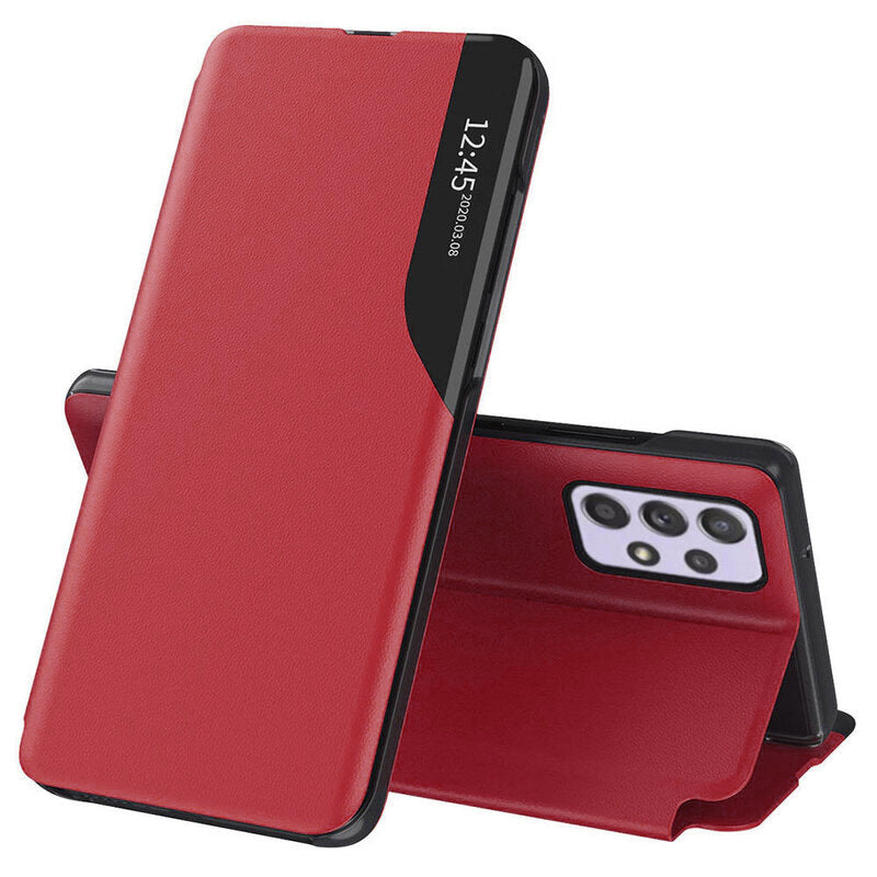 Husă flip Techsuit eFold Galaxy A52 / A52 5G / A52s 5G – Roșu – imagine 3