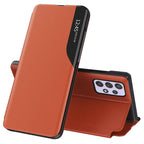 Husă flip Techsuit eFold Galaxy A52 / A52 5G / A52s 5G – Portocaliu – imagine 1