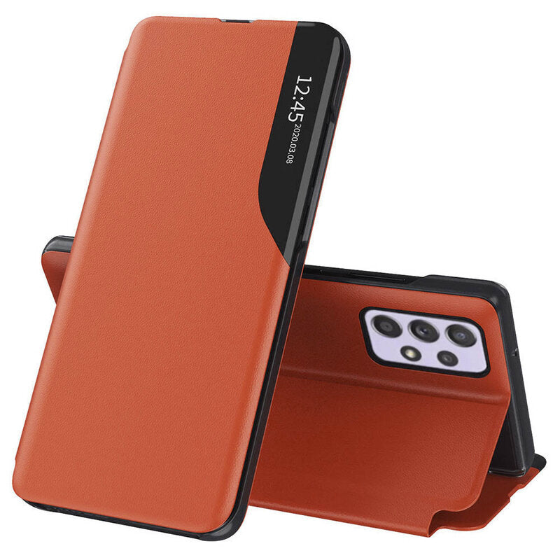 Husă flip Techsuit eFold Galaxy A52 / A52 5G / A52s 5G – Portocaliu – imagine 1