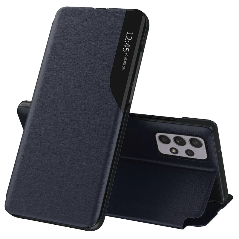 Husă flip Techsuit eFold Galaxy A52 / A52 5G / A52s 5G – Albastru închis – imagine 5