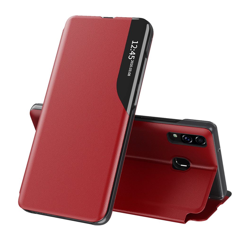 Husă flip Techsuit eFold Galaxy A20e – Roșu – imagine 1