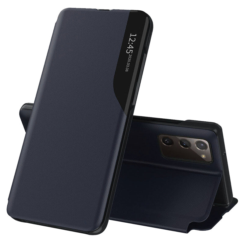 Husă flip Techsuit eFold Galaxy S20 FE – Albastru închis – imagine 2