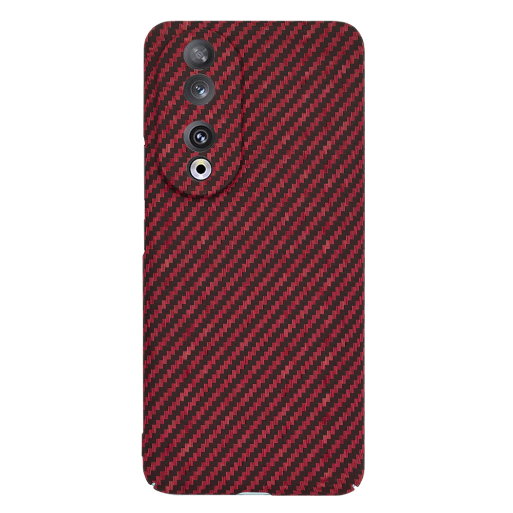 Husă Honor 90 Techsuit Carbonite FiberShell, roșu – imagine 2