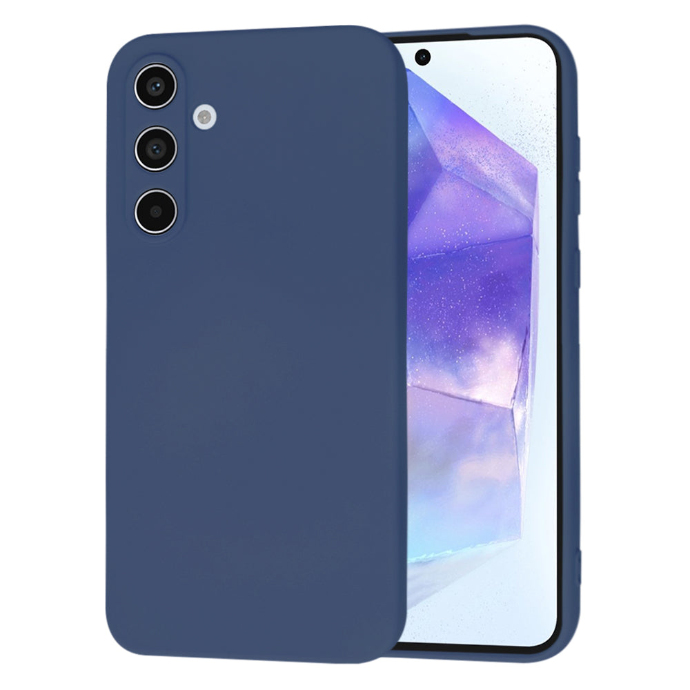 Husă din silicon Techsuit SoftFlex Galaxy A55 5G – Bleumarin – imagine 5
