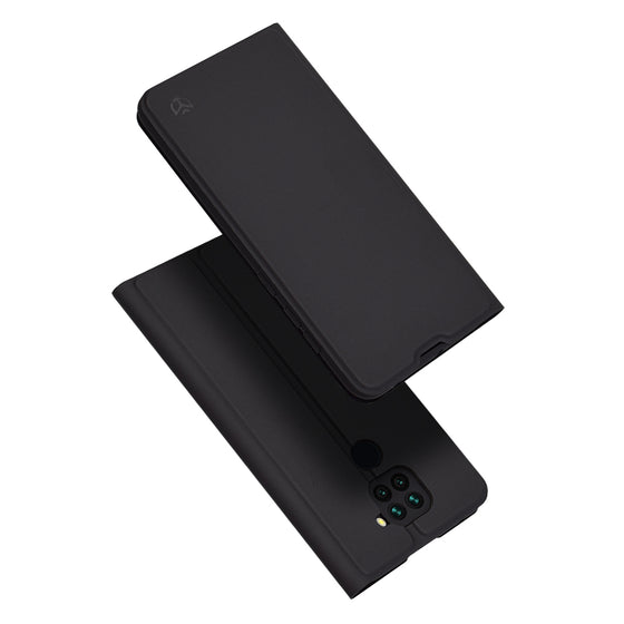 Husă tip carte Techsuit Magskin Book pentru Xiaomi Redmi Note 9 / Redmi 10X 4G – negru