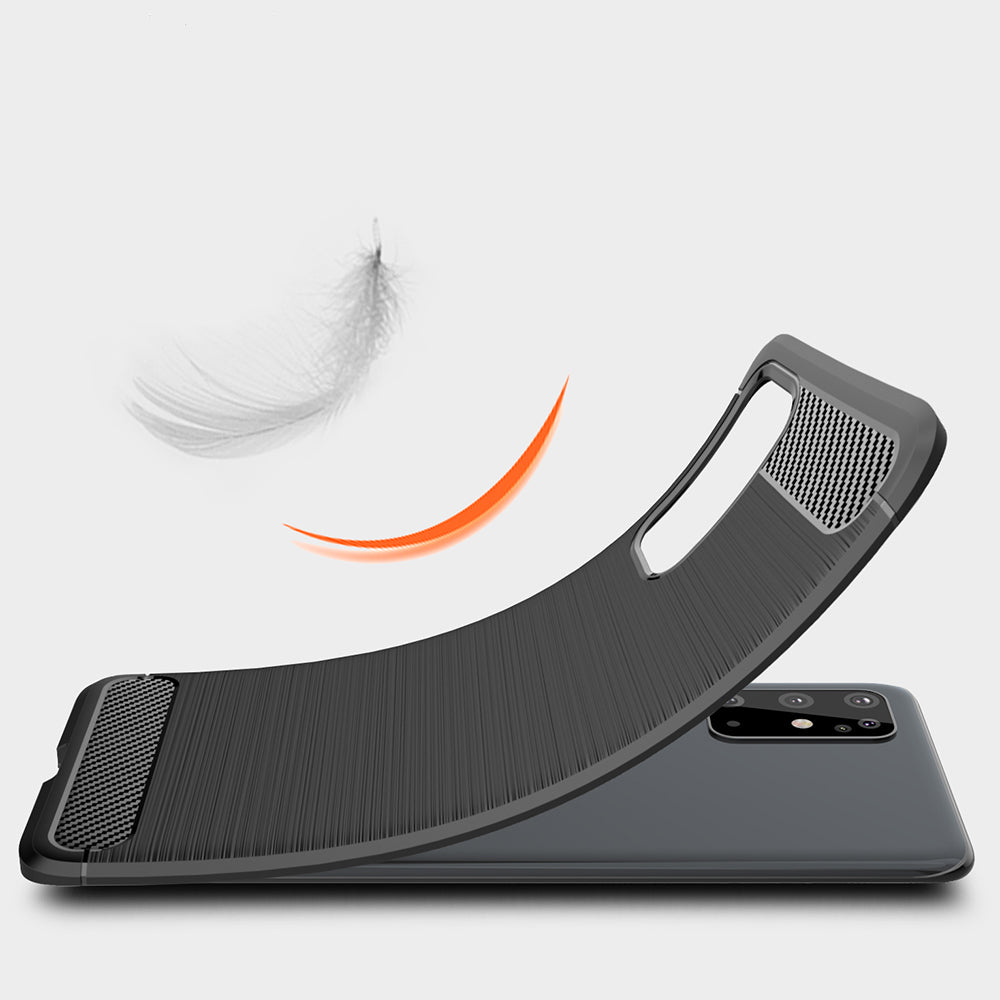 Husă Techsuit Carbon Silicone Galaxy S21 Ultra – imagine 2