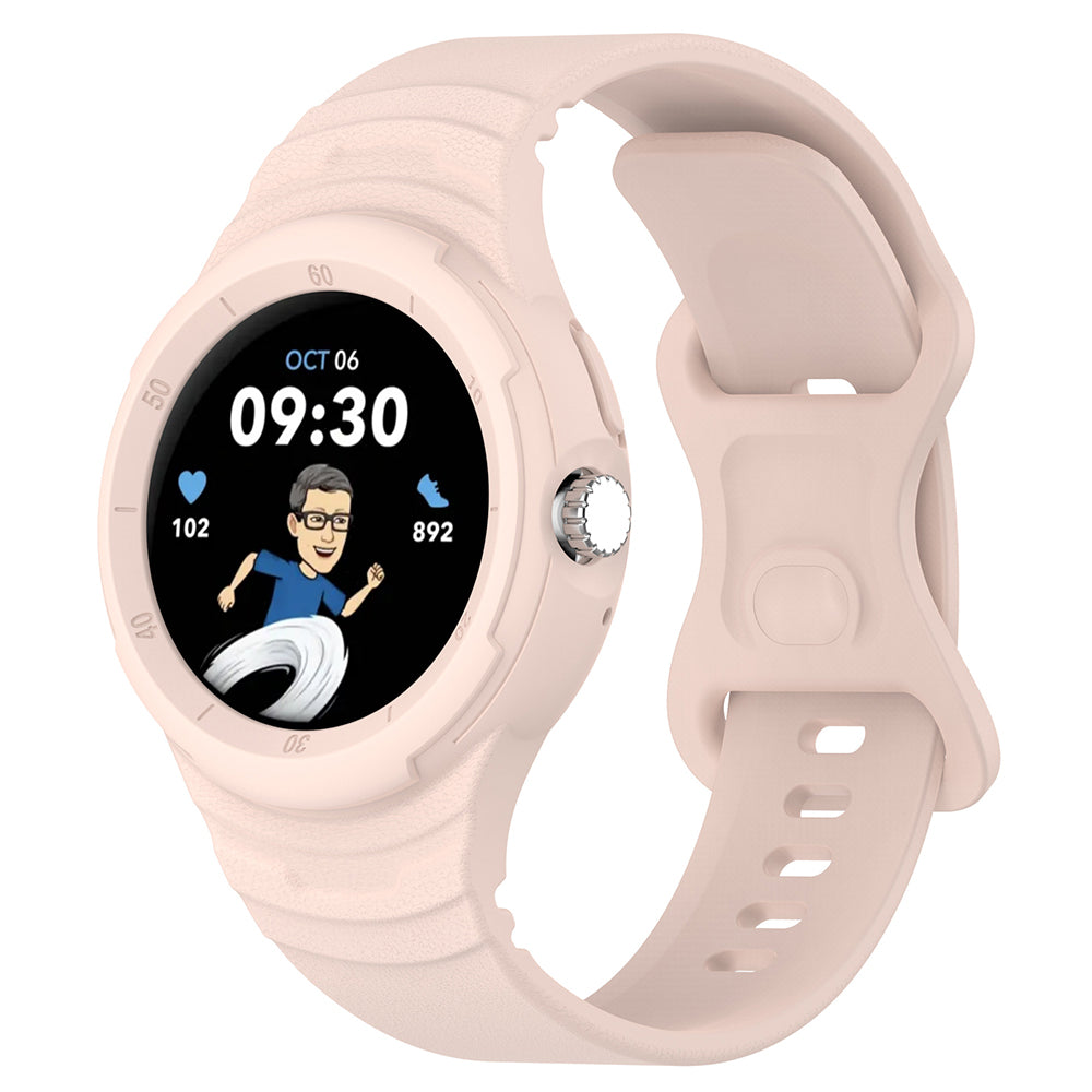 Curea Google Pixel Watch/Watch 2/Watch 3 Techsuit W066, silicon, roz – imagine 1