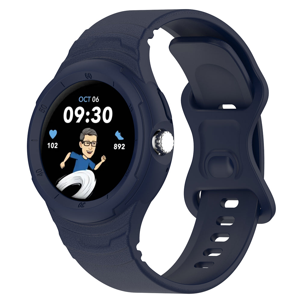 Curea Google Pixel Watch/Watch 2 Techsuit W066, silicon, bleumarin – imagine 1