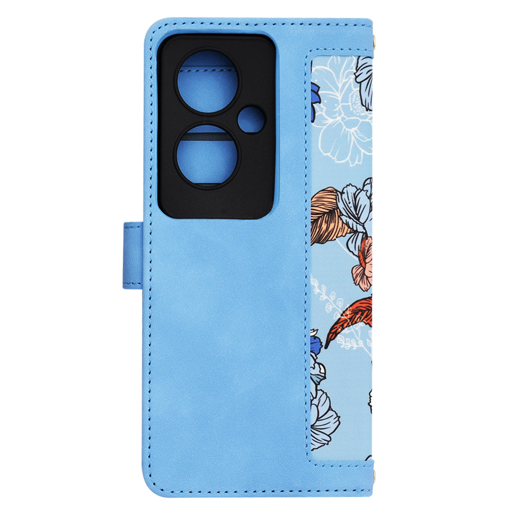 Husă Oppo Reno11 F flip Techsuit FlipCraft, albastru intens – imagine 3