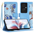 Husă Oppo Reno11 F flip Techsuit FlipCraft, albastru intens – imagine 1