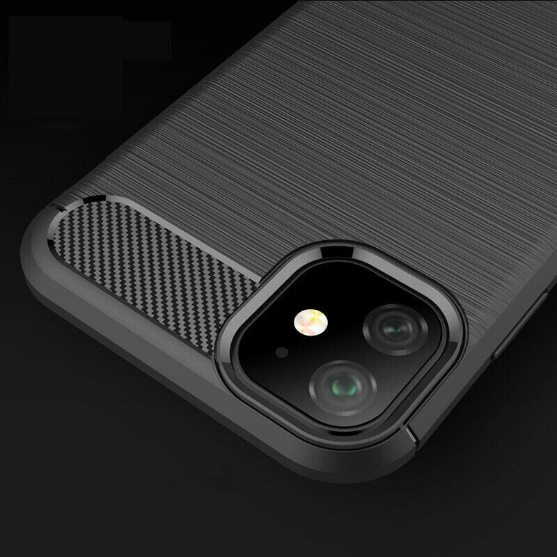 Husă Techsuit Carbon Silicone iPhone 12 / 12 Pro – imagine 3