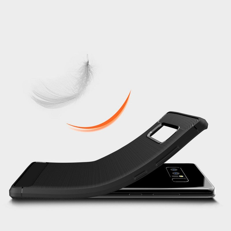 Husă Techsuit Carbon Silicone Galaxy Note 8 – imagine 2