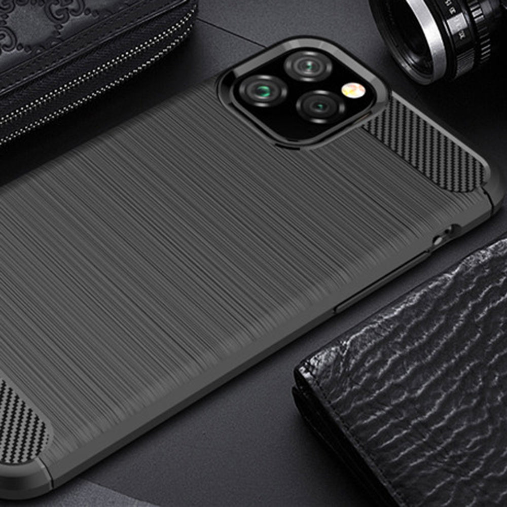 Husă Techsuit Carbon Silicone iPhone 12 Pro Max – imagine 2
