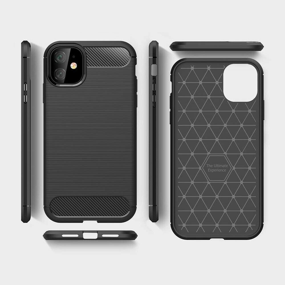 Husă Techsuit Carbon Silicone iPhone 12 mini – imagine 4