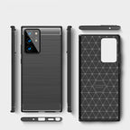 Husă Techsuit Carbon Silicone Galaxy Note 20 Ultra – imagine 2