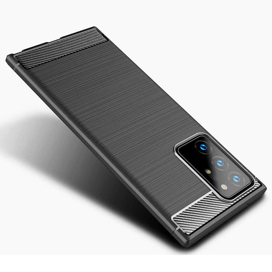 Husă Techsuit Carbon Silicone Galaxy Note 20 Ultra – imagine 3