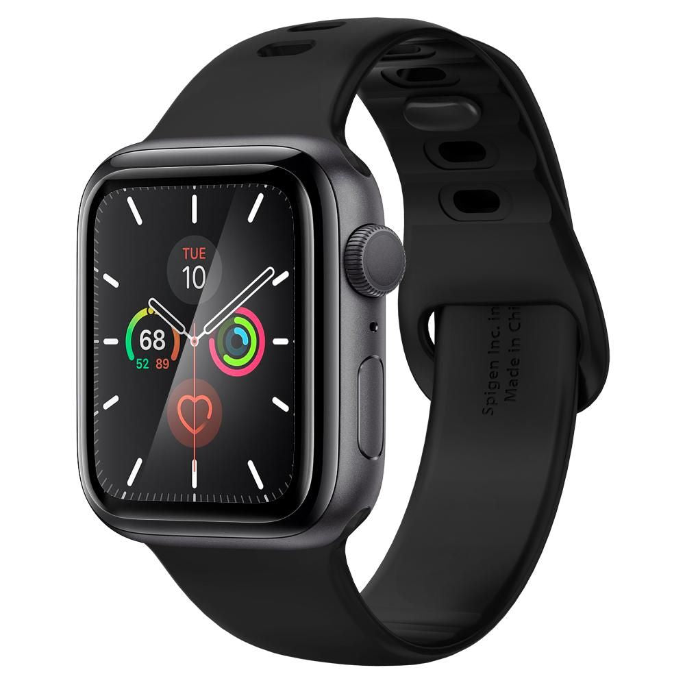 Set 2 folii hibride Spigen ProFlex EZ Fit Apple Watch Series 4–6 / SE (44 mm) – imagine 5
