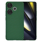 Husă Xiaomi Poco F6 Techsuit Carbonite FiberShell, verde – imagine 1