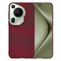 Husă Huawei Pura 70 Ultra Techsuit Carbonite FiberShell, roșu – imagine 1