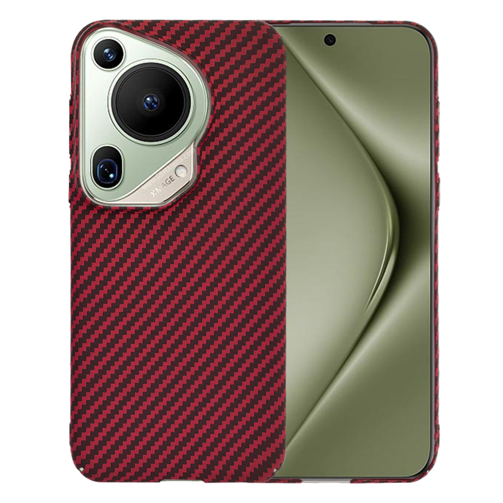 Husă Huawei Pura 70 Ultra Techsuit Carbonite FiberShell, roșu – imagine 1