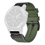 Curea Garmin Fenix 3/3 HR/5X/5X Plus/6X Techsuit W068, verde/negru – imagine 1