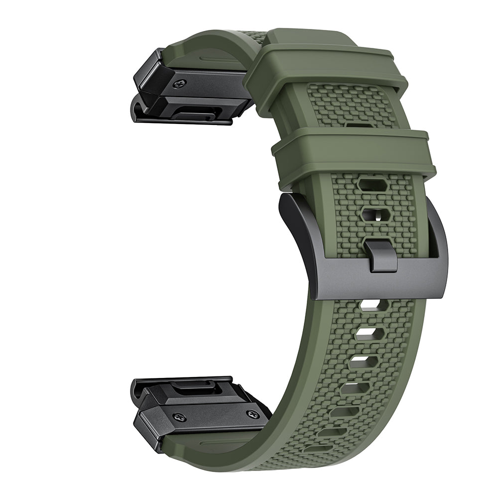 Curea Garmin Fenix 3/3 HR/5X/5X Plus/6X/6X Pro/7X Techsuit W068, negru – imagine 3