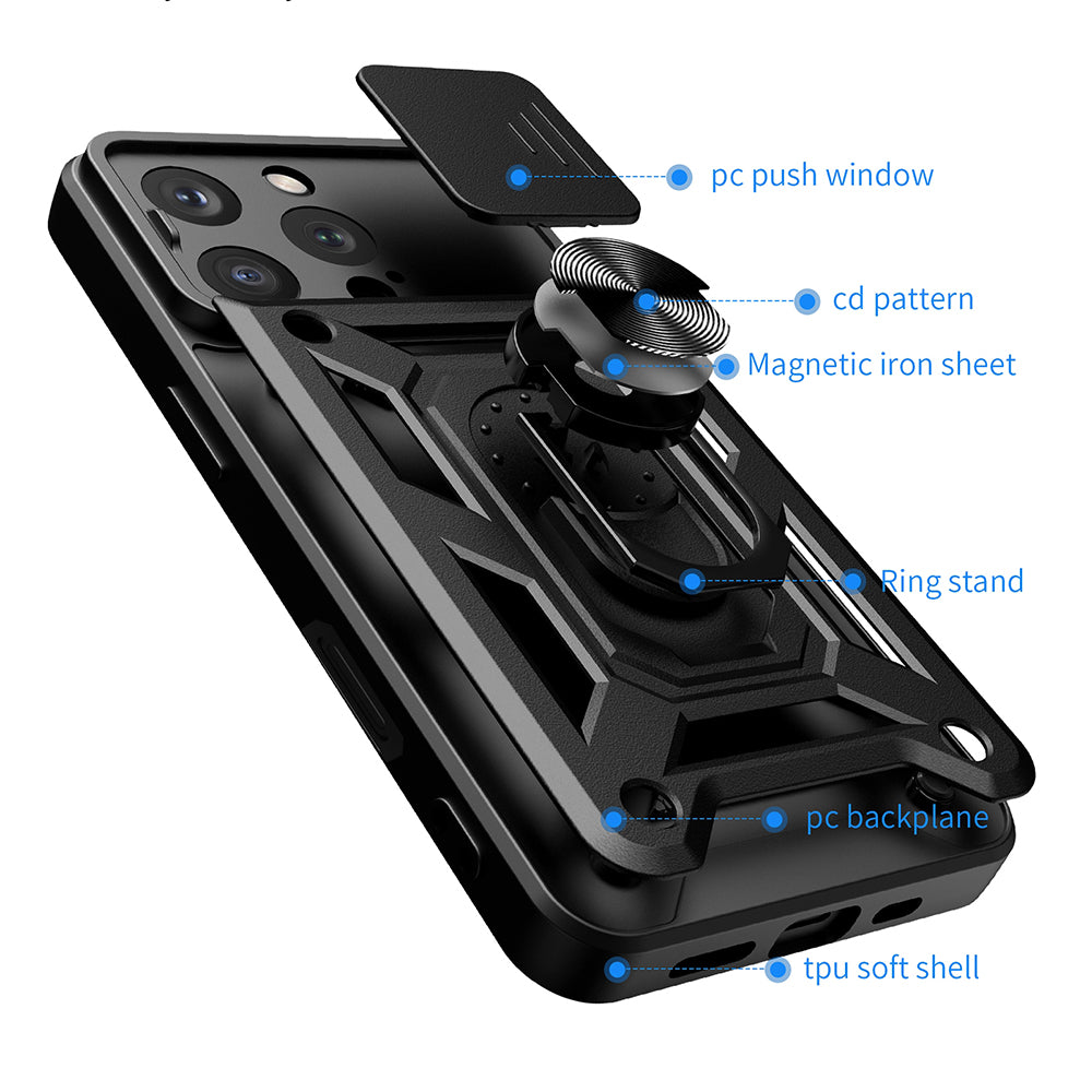 Husă iPhone 16 Pro Techsuit CamShield, verde – imagine 2
