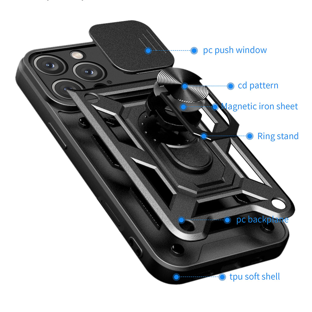 Husă iPhone 16 Pro Max Techsuit CamShield, verde – imagine 2