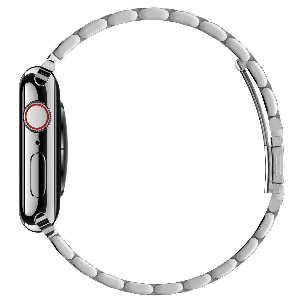 Brățară din oțel inoxidabil Spigen Modern Fit Apple Watch 42 / 44 / 45 / 46 / 49 mm – Argintiu – imagine 9