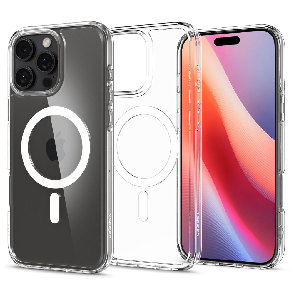 Husă Spigen Ultra Hybrid MagSafe iPhone 16 Pro – Alb – imagine 6