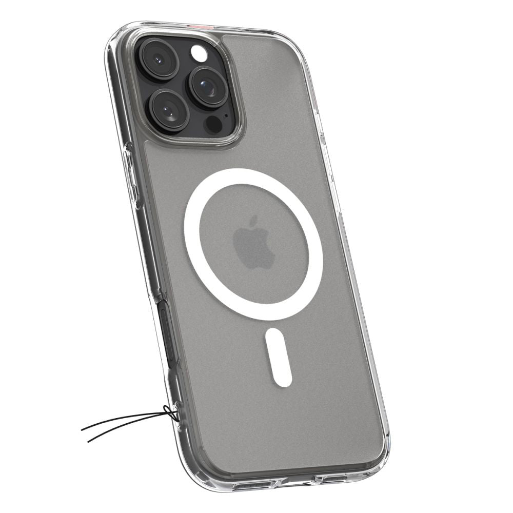 Husă Spigen Ultra Hybrid MagSafe iPhone 16 Pro – Frost Clear (transparent mat) – imagine 11
