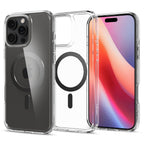 Husă Spigen Ultra Hybrid MagSafe iPhone 16 Pro – Transparent / Carbon Fiber – imagine 1