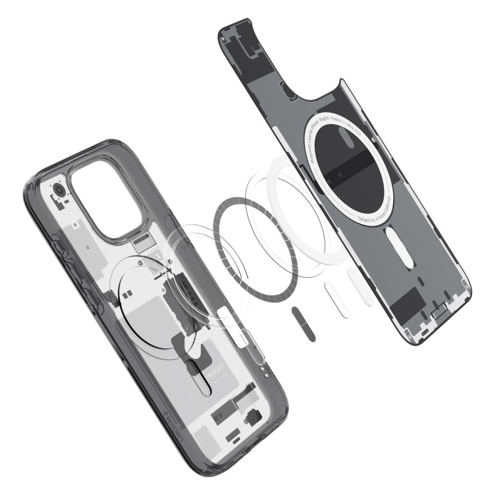 Husă Spigen Ultra Hybrid Zero One MagSafe iPhone 16 Pro – Negru mat – imagine 5