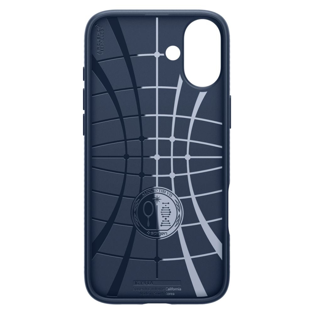 Husă Spigen Liquid Air iPhone 16 – Bleumarin – imagine 8
