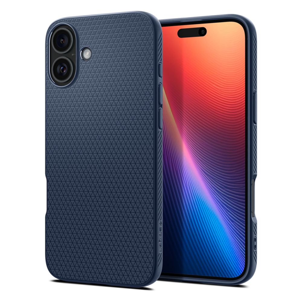 Husă Spigen Liquid Air iPhone 16 – Bleumarin – imagine 7