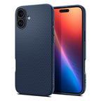 Husă Spigen Liquid Air iPhone 16 – Bleumarin – imagine 7