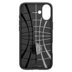 Husă Spigen Liquid Air iPhone 16 – Negru mat – imagine 2