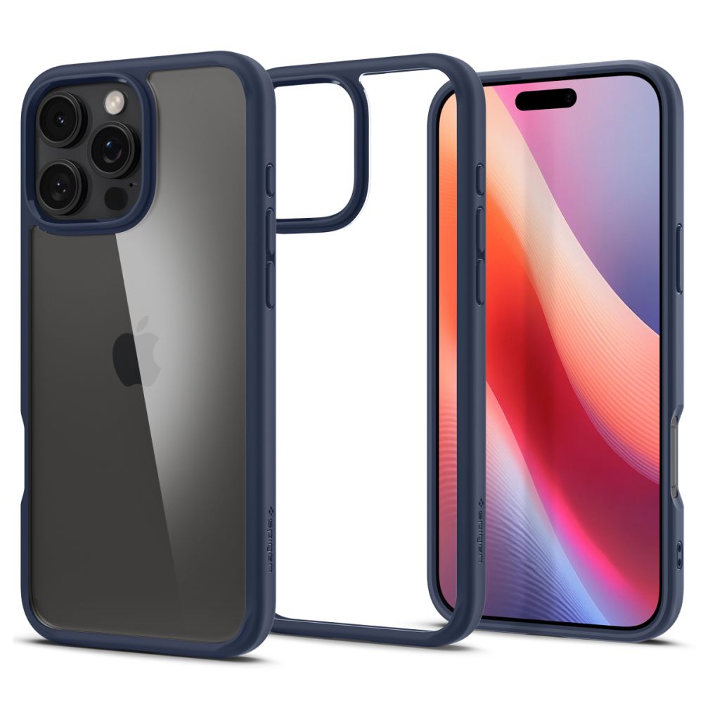 Husă Spigen Ultra Hybrid iPhone 16 Pro – Bleumarin – imagine 11
