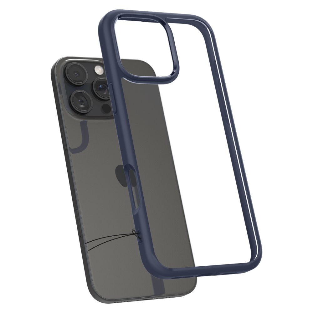 Husă Spigen Ultra Hybrid iPhone 16 Pro – Bleumarin – imagine 12