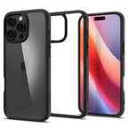 Husă Spigen Ultra Hybrid iPhone 16 Pro – Negru mat – imagine 1