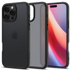 Husă Spigen Ultra Hybrid iPhone 16 Pro – Frost Black (negru mat translucid) – imagine 13
