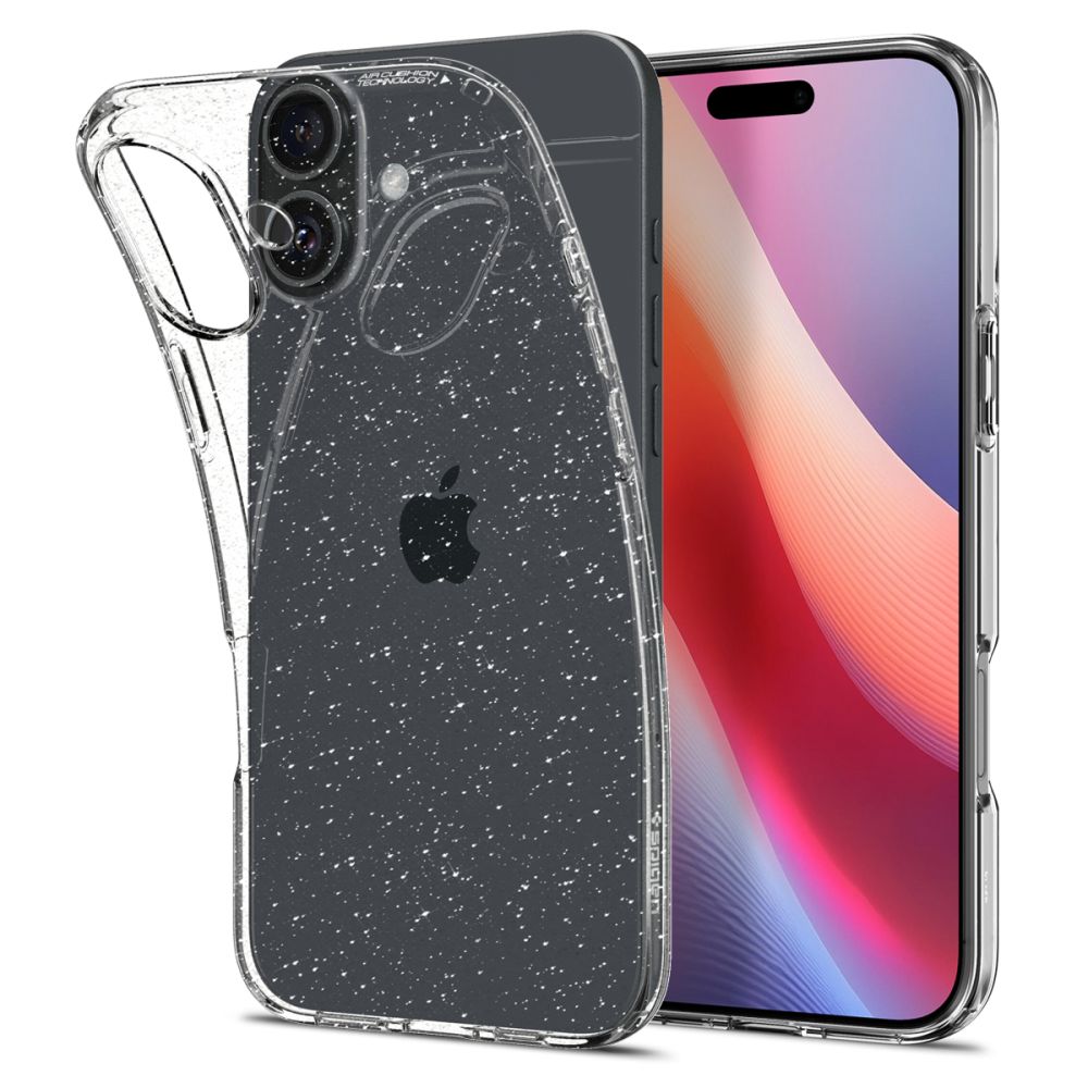 Husă Spigen Liquid Crystal Glitter iPhone 16 – imagine 1