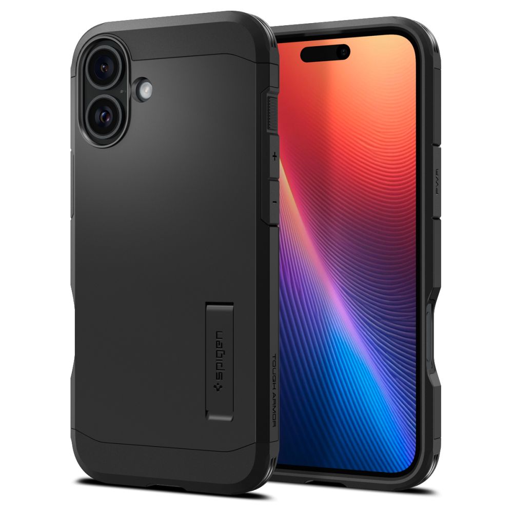 Husă Spigen Tough Armor MagSafe iPhone 16 – Negru – imagine 2