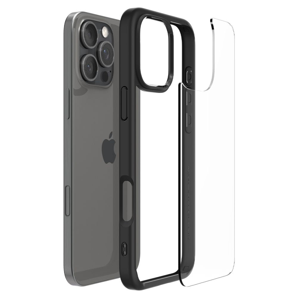 Husă Spigen Ultra Hybrid iPhone 16 Pro Max – Negru mat – imagine 6