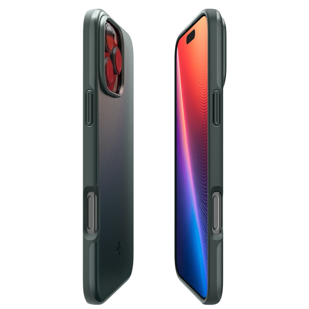 Husă Spigen Thin Fit MagSafe iPhone 16 Pro Max – Abyss Green (verde) – imagine 5