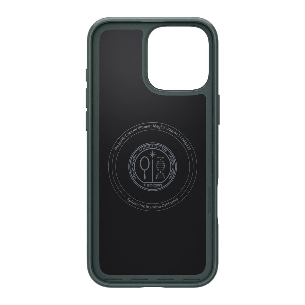 Husă Spigen Thin Fit MagSafe iPhone 16 Pro Max – Abyss Green (verde) – imagine 3