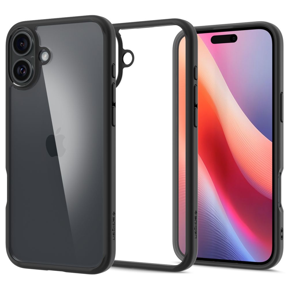 Husă Spigen Ultra Hybrid iPhone 16 – Negru mat – imagine 1