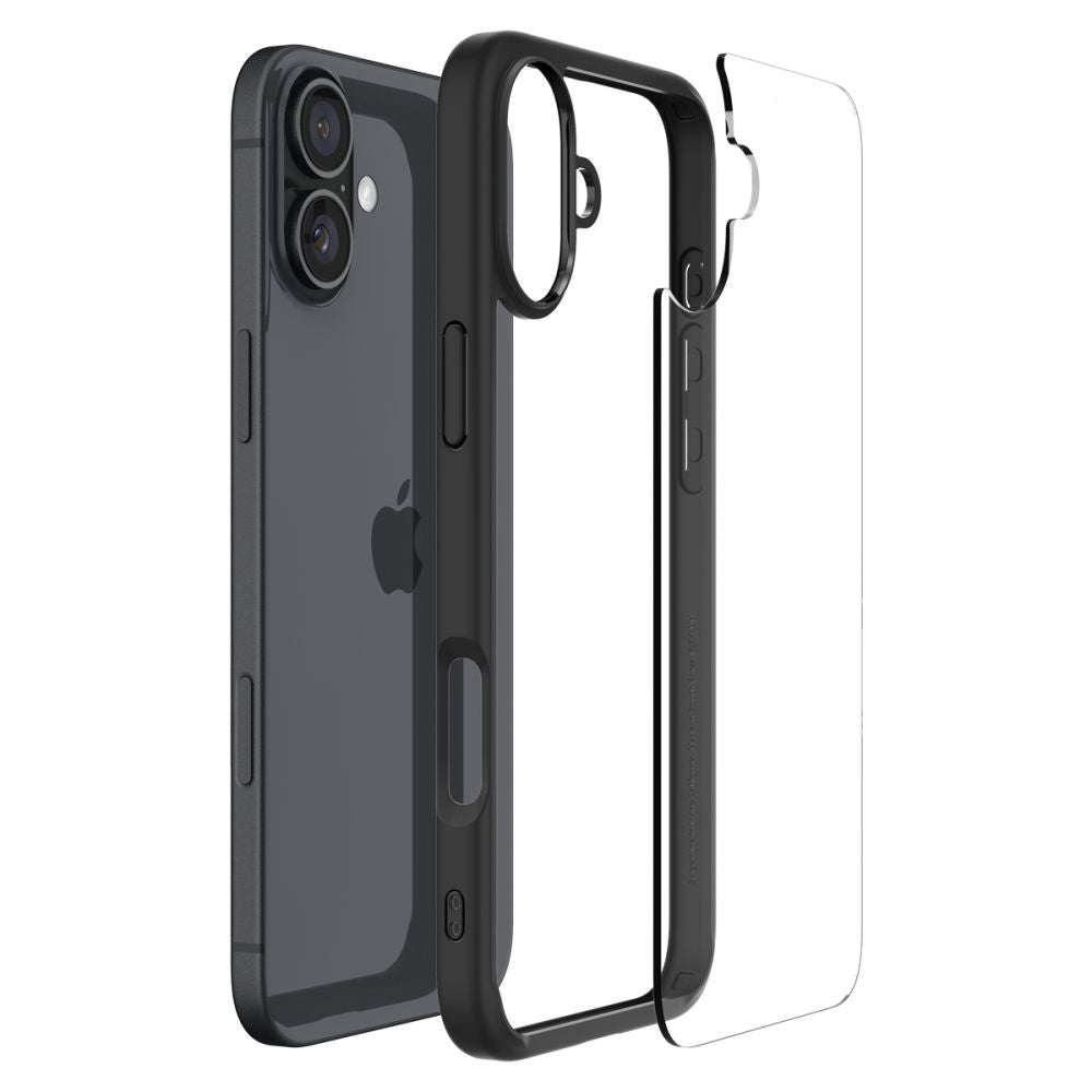 Husă Spigen Ultra Hybrid iPhone 16 – Negru mat – imagine 2